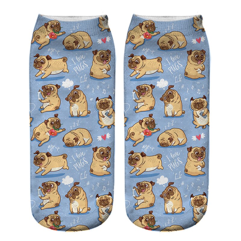 Women's Cute Aimal 3D Print Socks - 2 desire