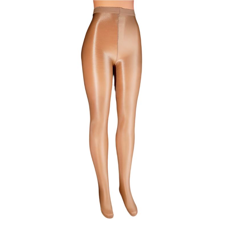 Sheer Oil Shiny Open Crotch Pantyhose - 2 desire