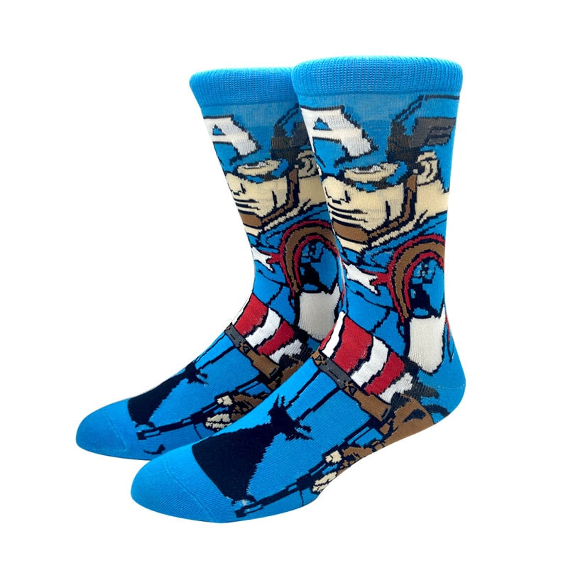 Knee-High Comic Socks - 2 desire