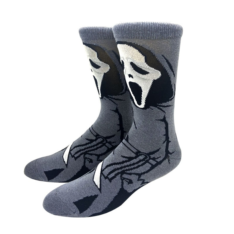 Knee-High Comic Socks - 2 desire