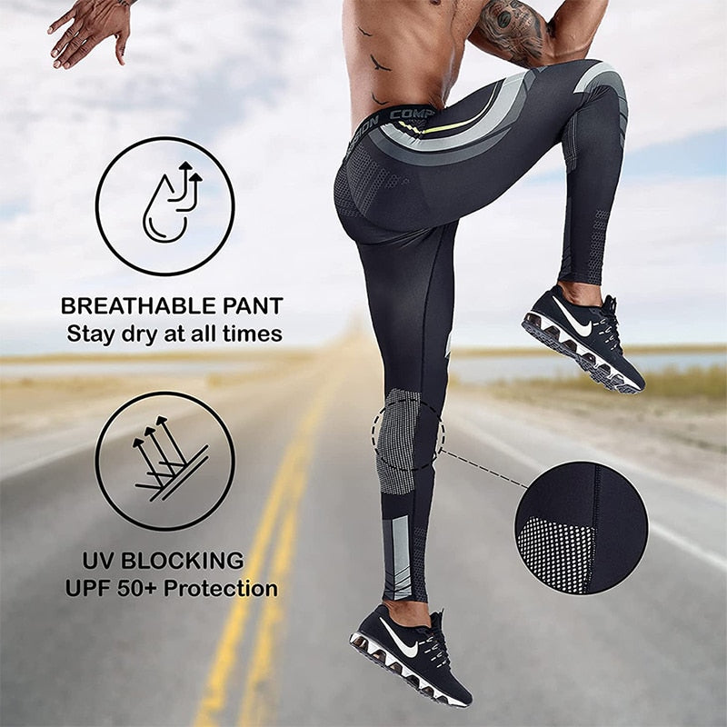 Men's Compression Pants - 2 desire