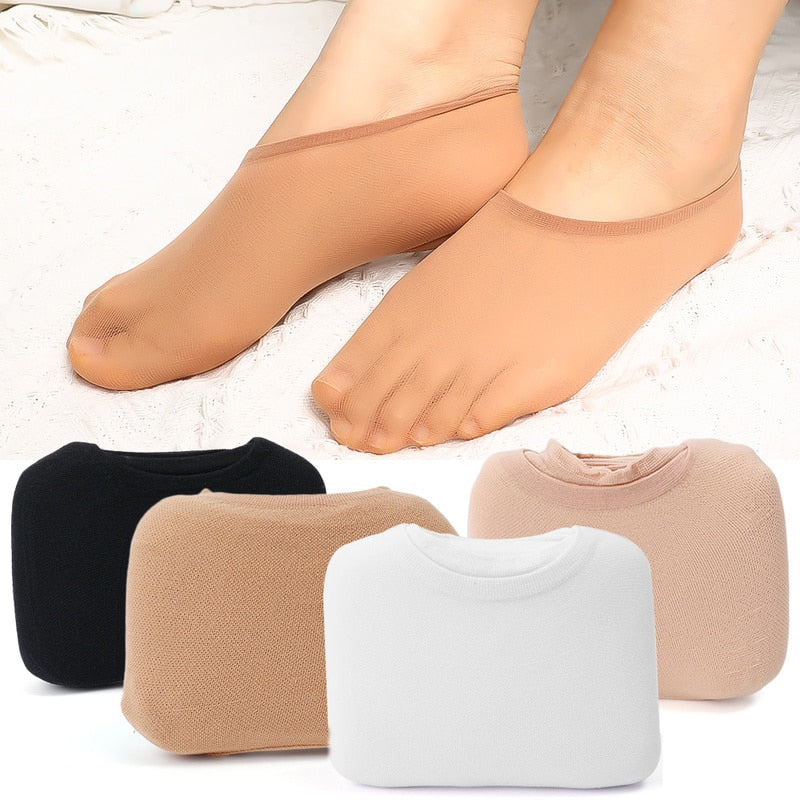 Women's Summer Invisible Thin Sock 10 Pair - 2 desire