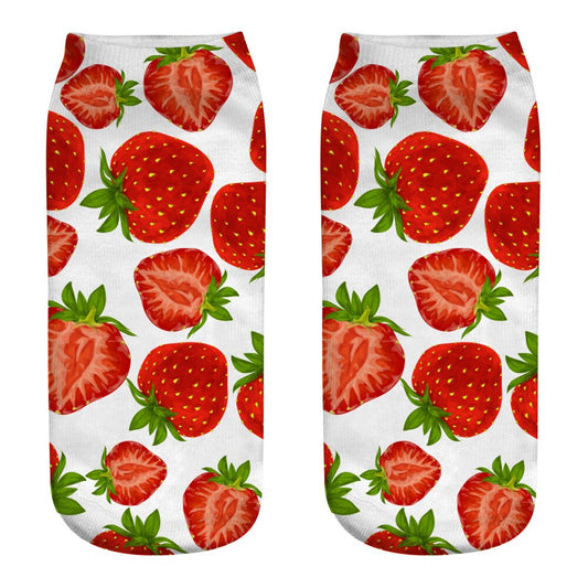 Women's Comic 3D Print Socks - 2 desire