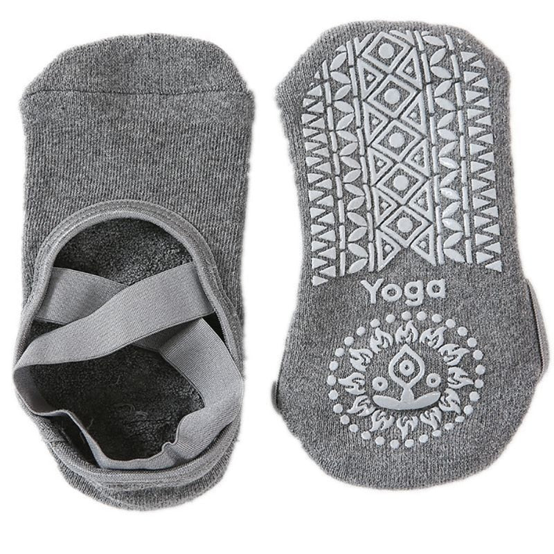 Ladies Anti Slip Yoga Socks 3 Pieces - 2 desire