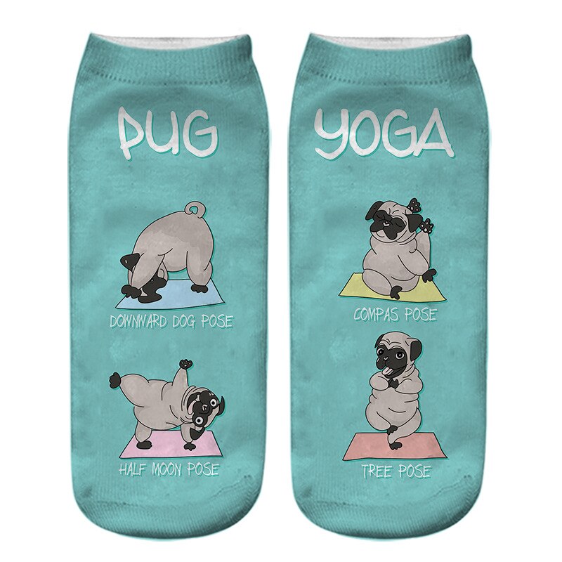 Women's Cute Aimal 3D Print Socks - 2 desire