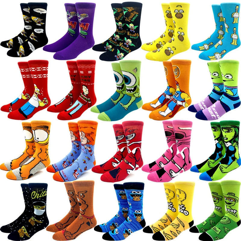 Knee-High Comic Socks - 2 desire
