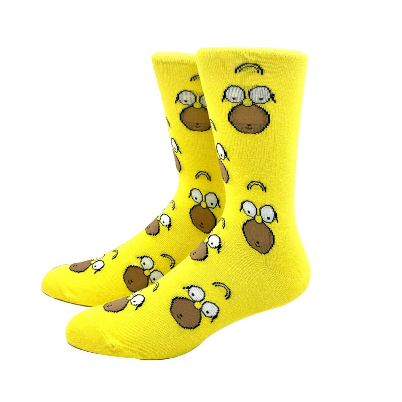 Knee-High Comic Socks - 2 desire