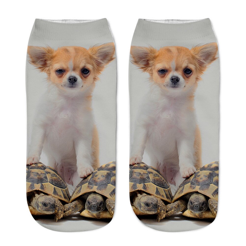 Women's Cute Aimal 3D Print Socks - 2 desire
