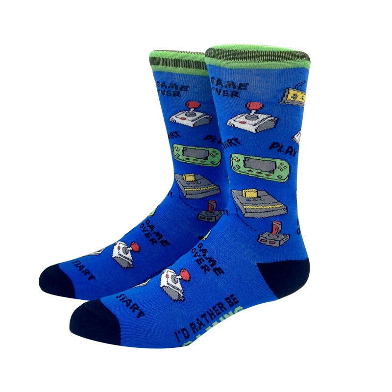 Knee-High Comic Socks - 2 desire