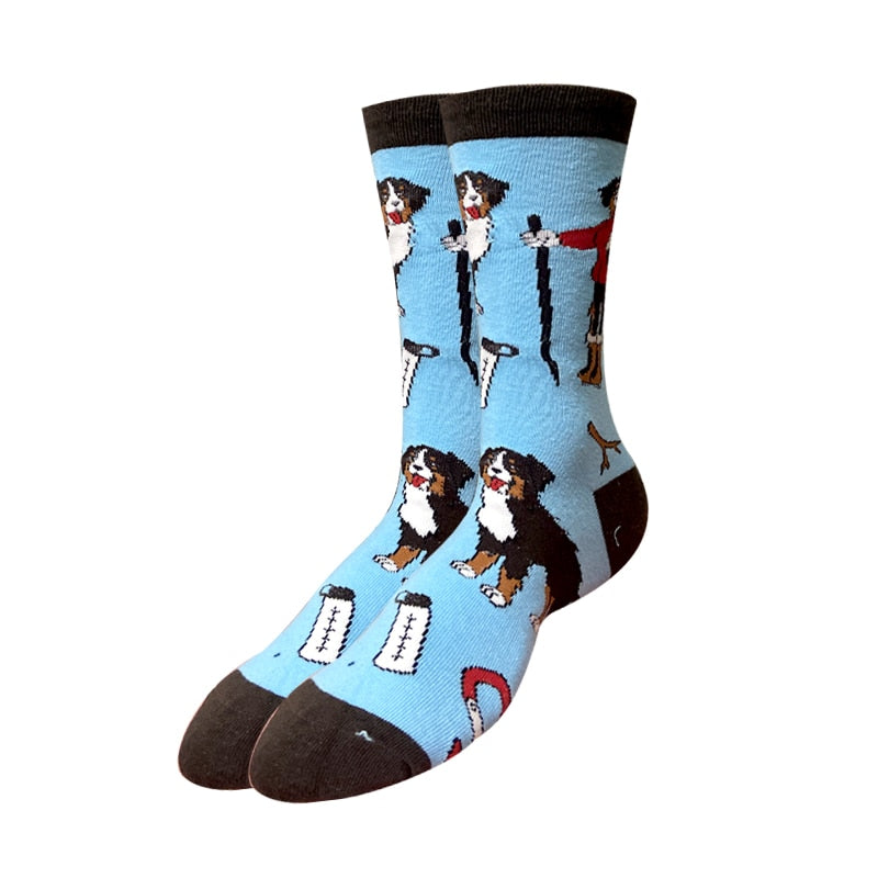 Knee-High Comic Socks - 2 desire