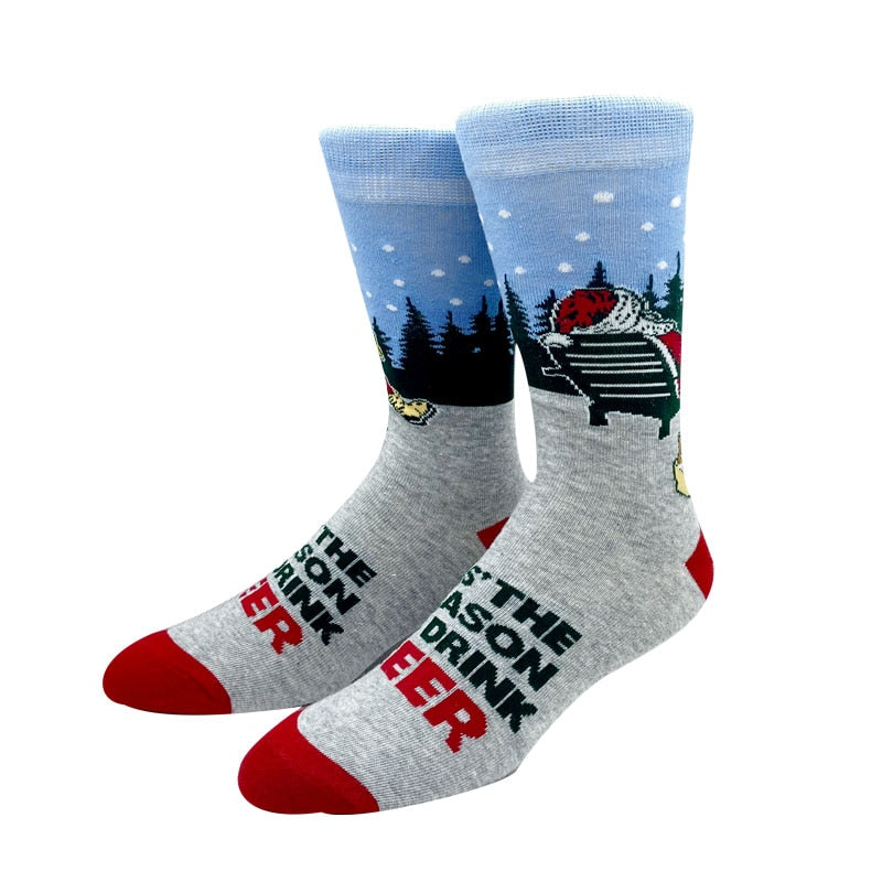 Knee-High Comic Socks - 2 desire