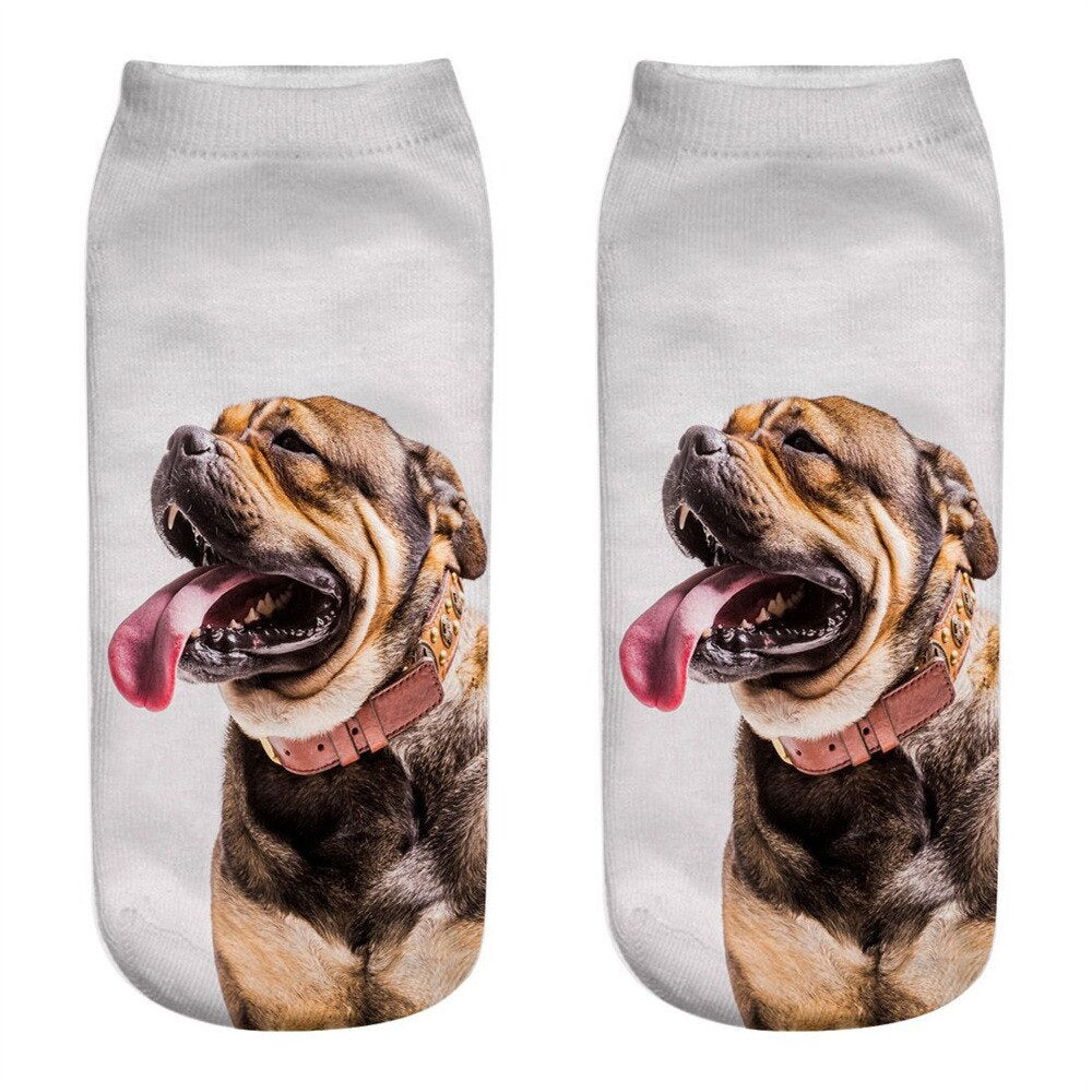 Women's Cute Aimal 3D Print Socks - 2 desire