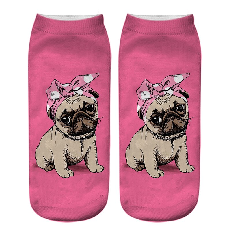 Women's Cute Aimal 3D Print Socks - 2 desire