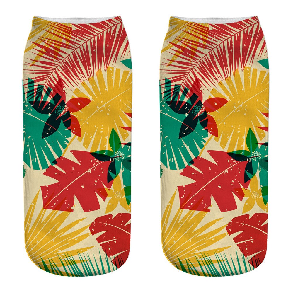 Women's Comic 3D Print Socks - 2 desire
