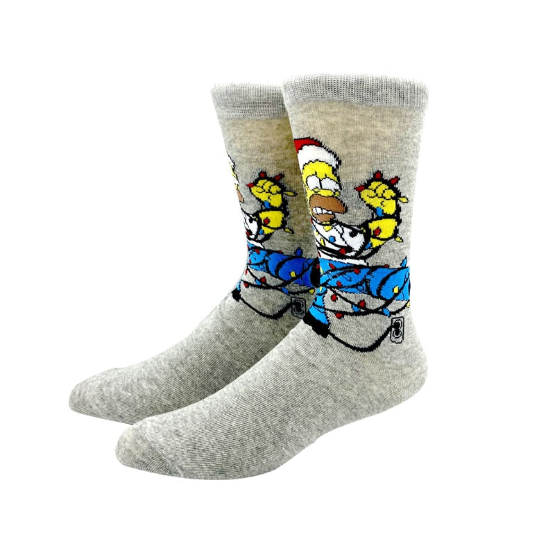 Knee-High Comic Socks - 2 desire