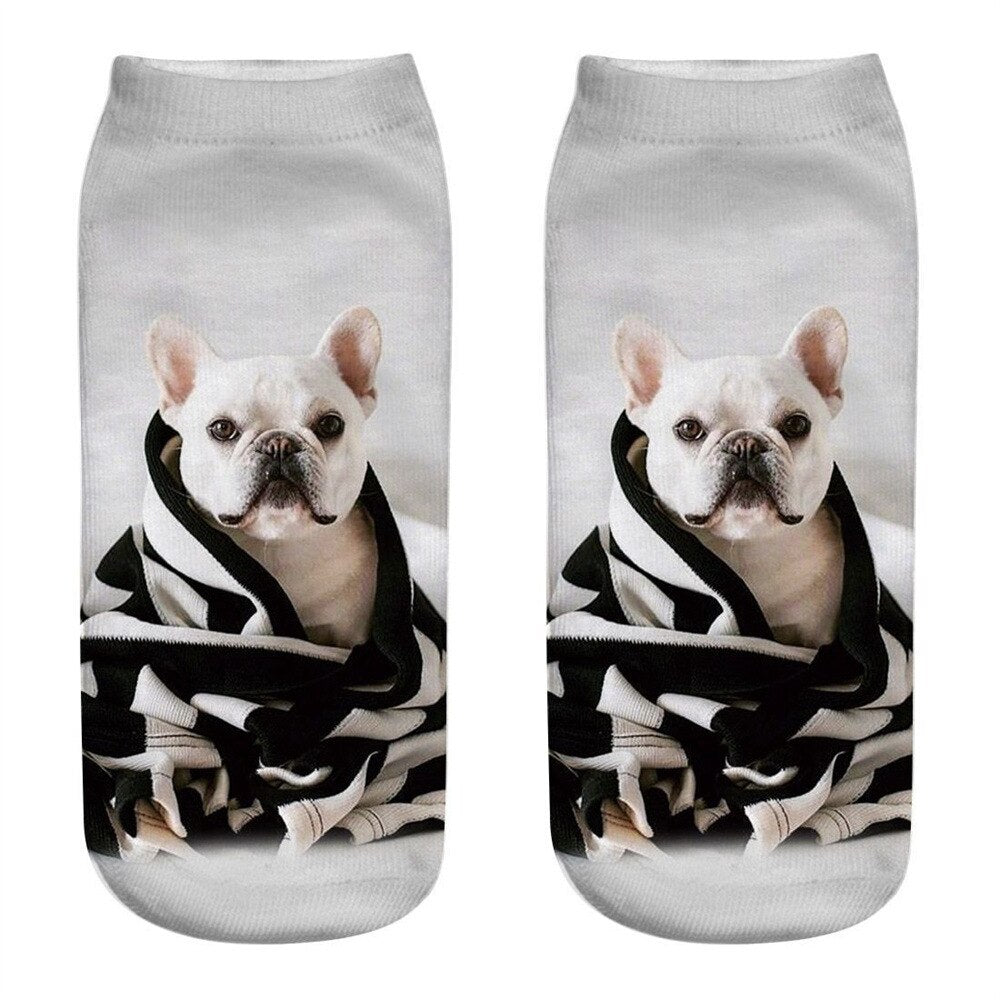 Women's Cute Aimal 3D Print Socks - 2 desire