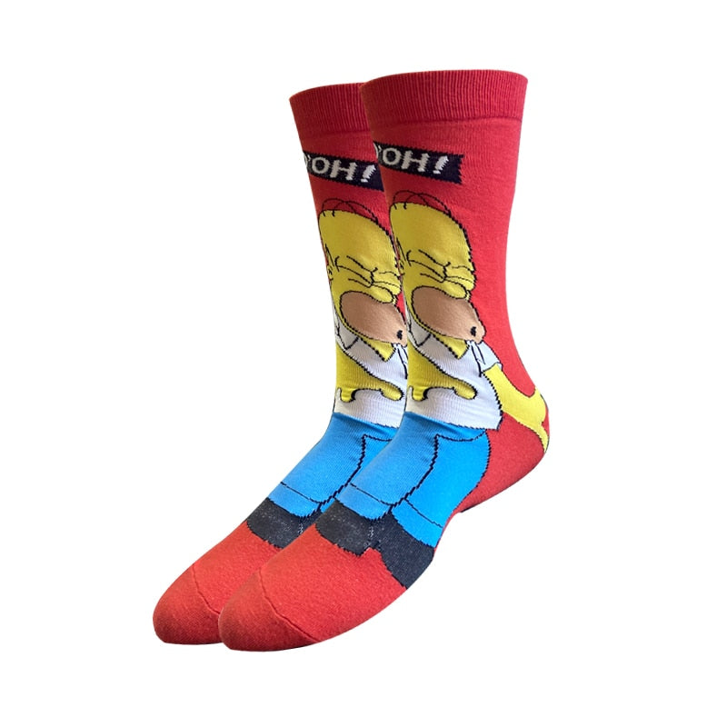 Knee-High Comic Socks - 2 desire