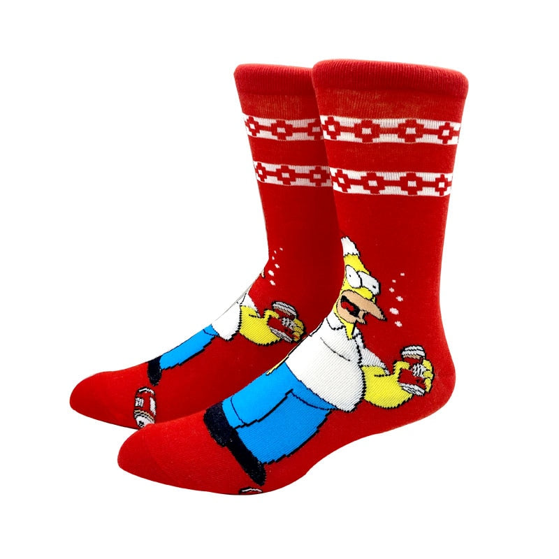 Knee-High Comic Socks - 2 desire