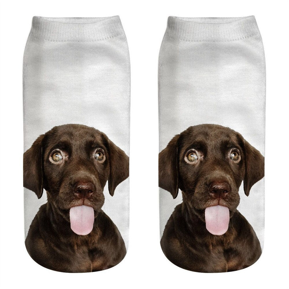 Women's Cute Aimal 3D Print Socks - 2 desire