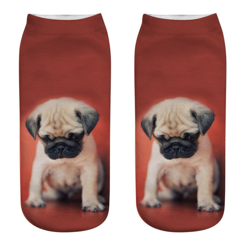 Women's Cute Aimal 3D Print Socks - 2 desire