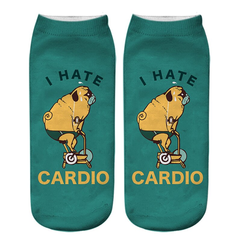 Women's Cute Aimal 3D Print Socks - 2 desire