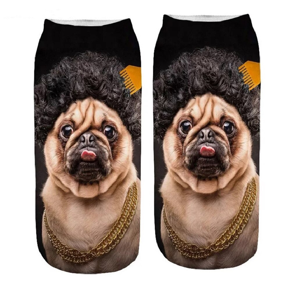 Women's Cute Aimal 3D Print Socks - 2 desire