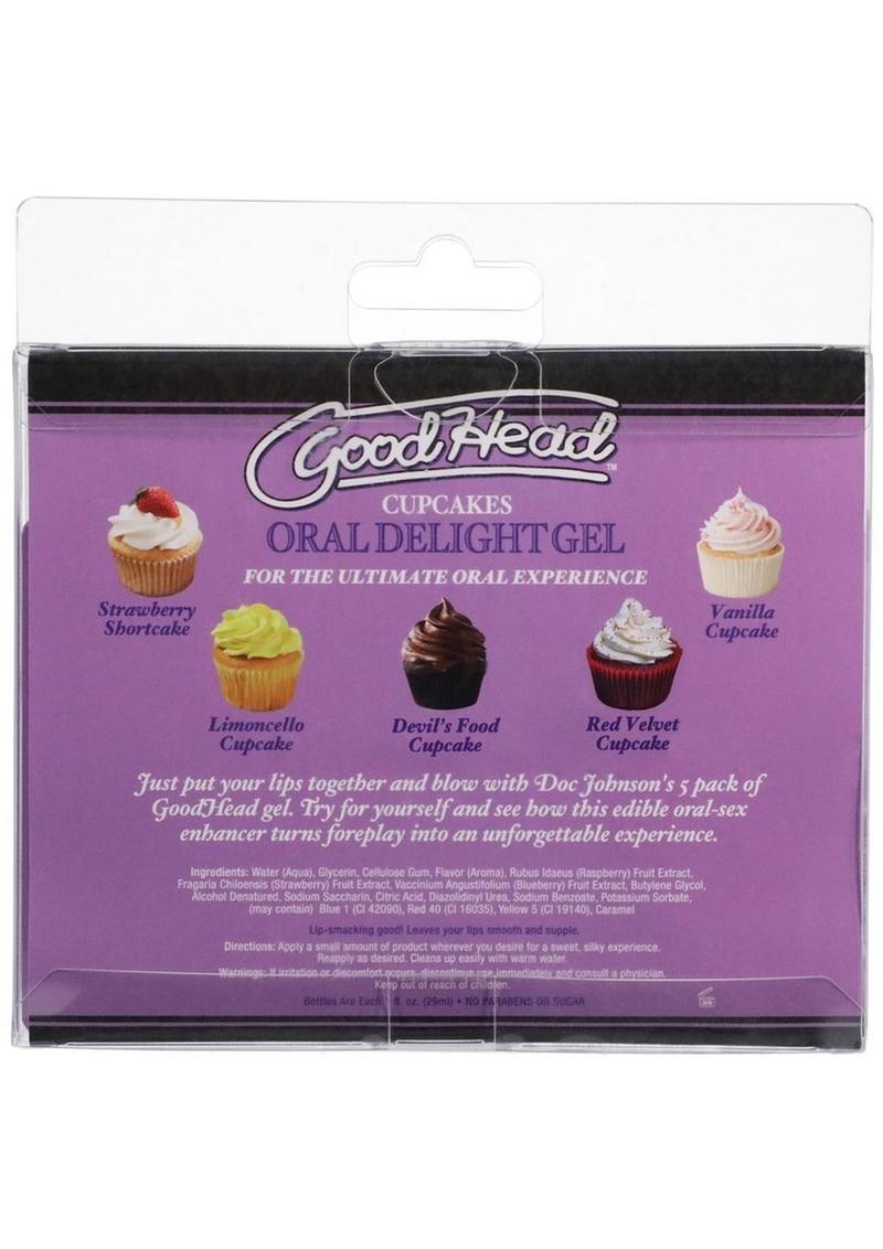 GoodHead Oral Delight Gel Cupcakes (5 Pack) - Love Power