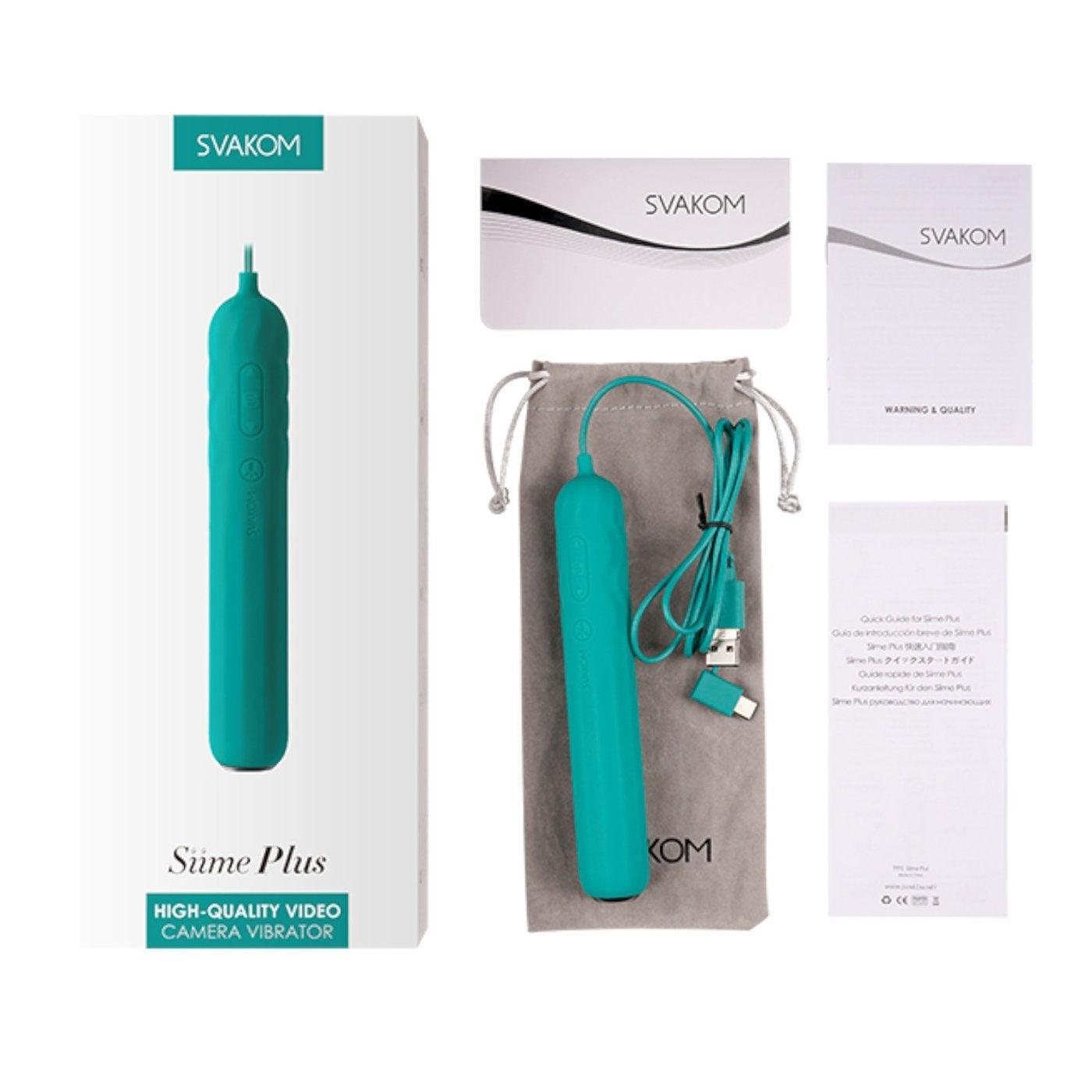 Svakom Siime Plus High Quality Video Camera Vibrator Green - Love Power