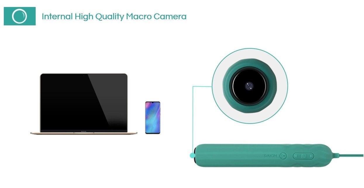 Svakom Siime Plus High Quality Video Camera Vibrator Green - Love Power