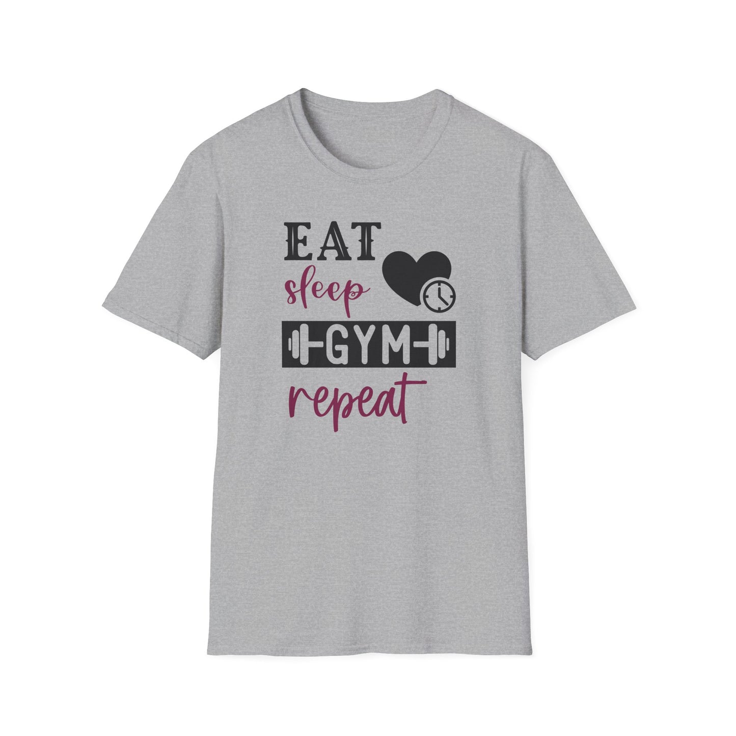 Unisex Eat Sleep Gym Repeat T-Shirt