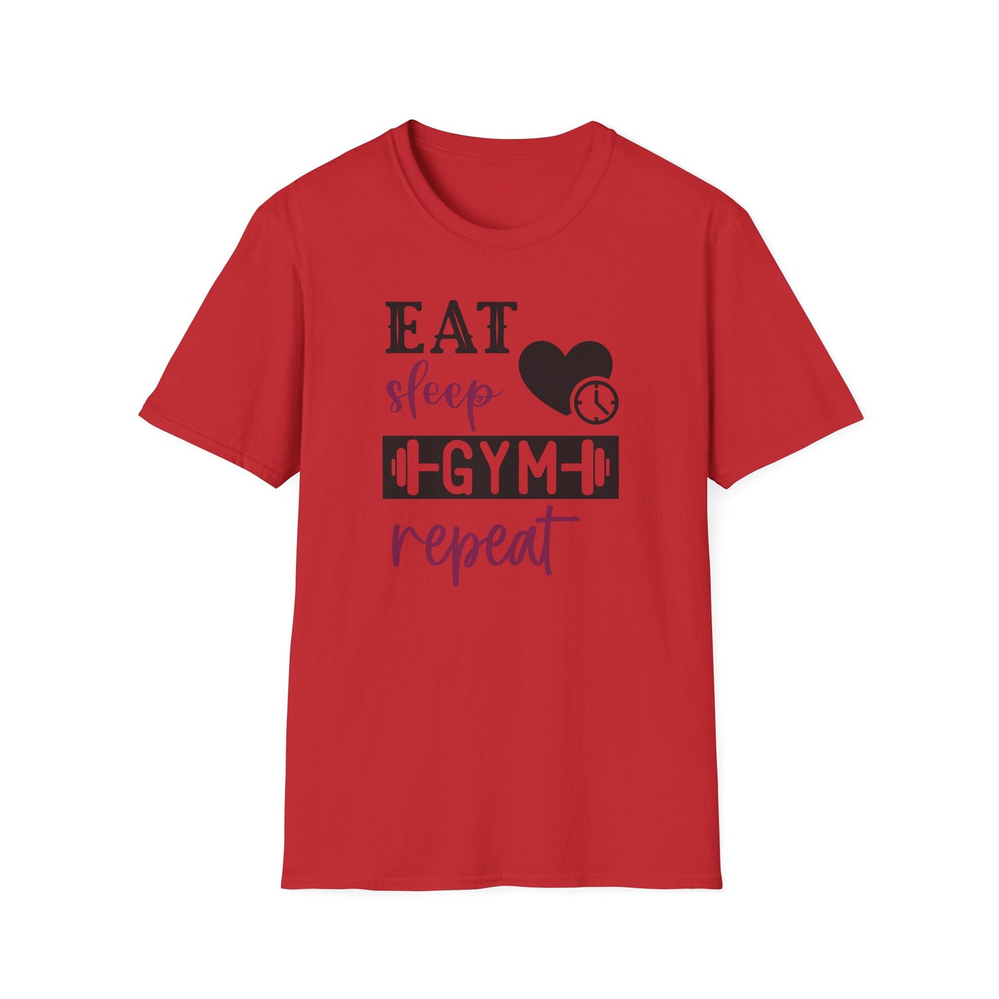 Unisex Eat Sleep Gym Repeat T-Shirt