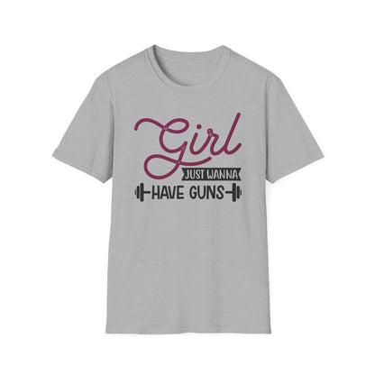 Unisex Girls Just Wanna Have Guns T-Shirt