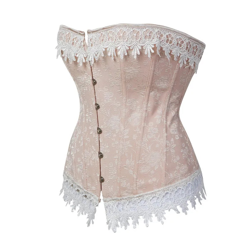 Jacquard Lace Overbust Nora Corset