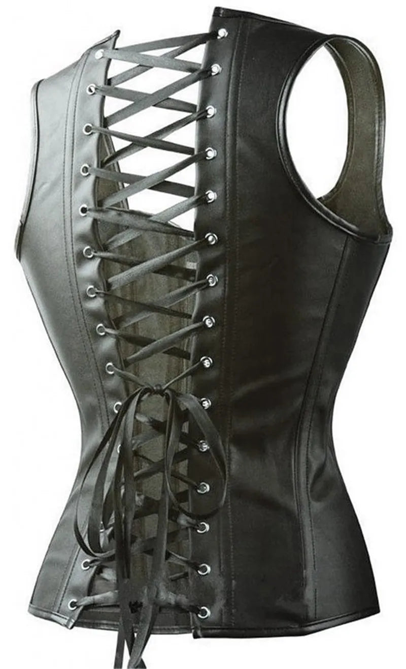 SteamPunk Leather Blake Corset