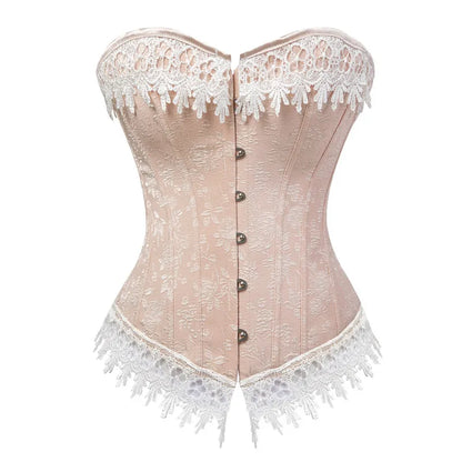 Jacquard Lace Overbust Nora Corset