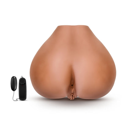 Vibrating Realistic Butt Masturbator Black