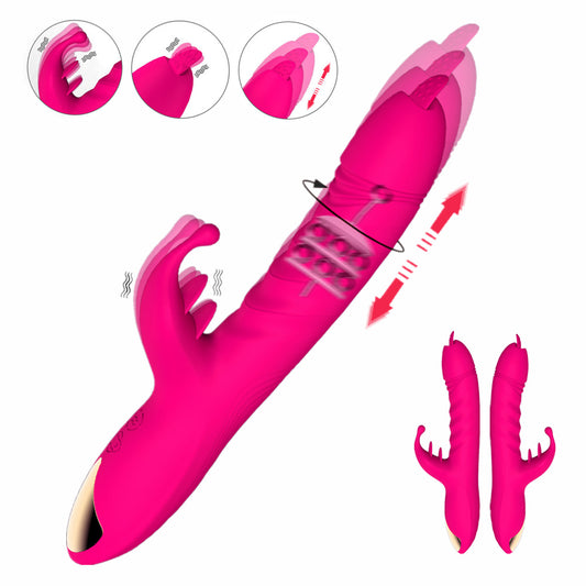 Tongue Licking Thrusting Rotating Vibrator