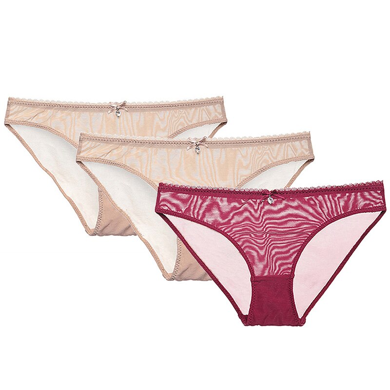 Women's Transparent  Panties 3 Pieces