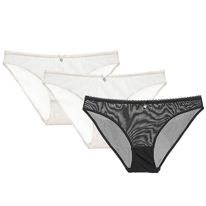 Women's Transparent  Panties 3 Pieces