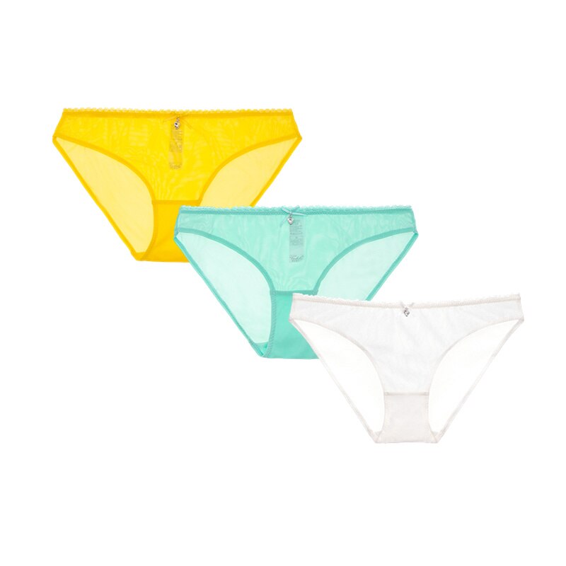 Women's Transparent  Panties 3 Pieces