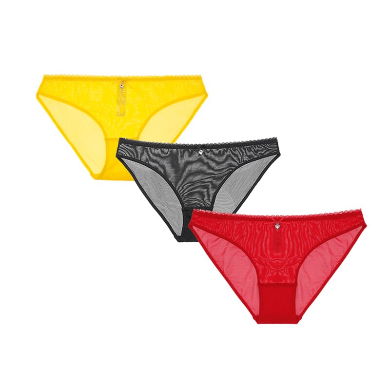 Women's Transparent  Panties 3 Pieces