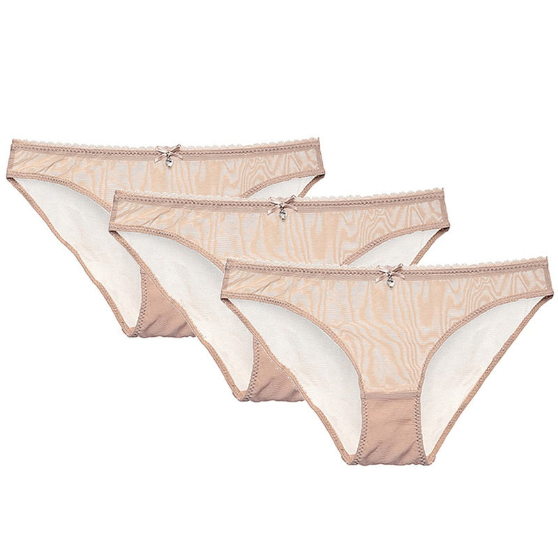 Women's Transparent  Panties 3 Pieces