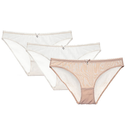 Women's Transparent  Panties 3 Pieces