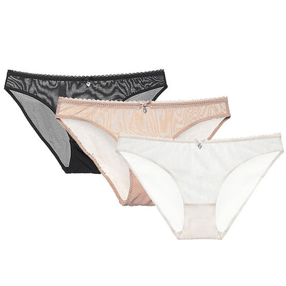 Women's Transparent  Panties 3 Pieces