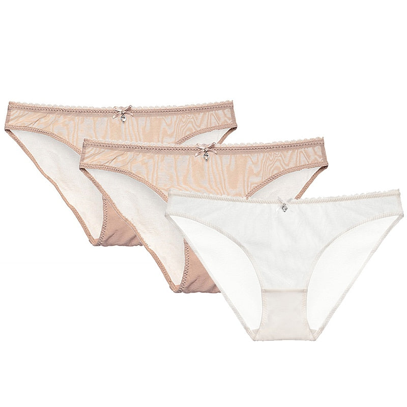 Women's Transparent  Panties 3 Pieces