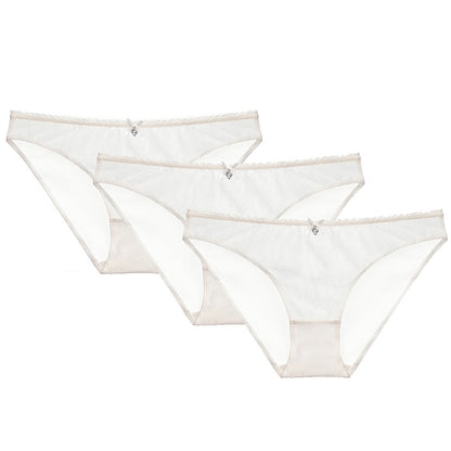 Women's Transparent  Panties 3 Pieces