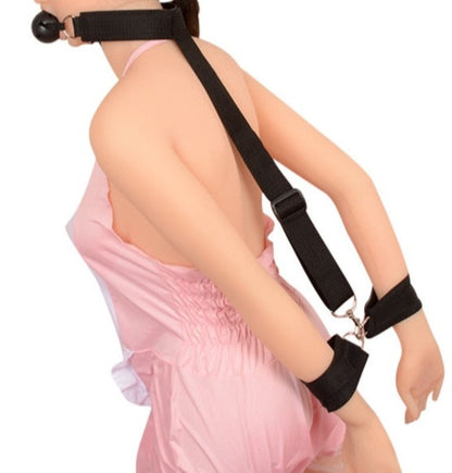 Mouth Collar Neck And Wrist Restraint Set