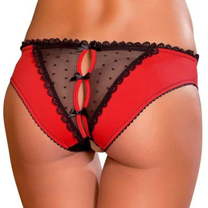 Women Erotic Crotchless Panties Low Waist