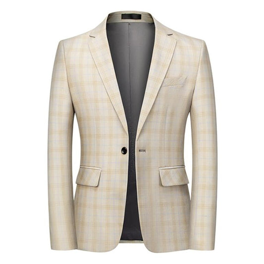 Men's Checkered Blazer - 2 desire 