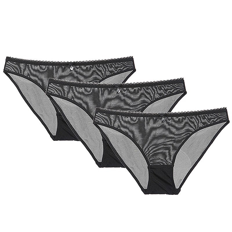 Women's Transparent  Panties 3 Pieces